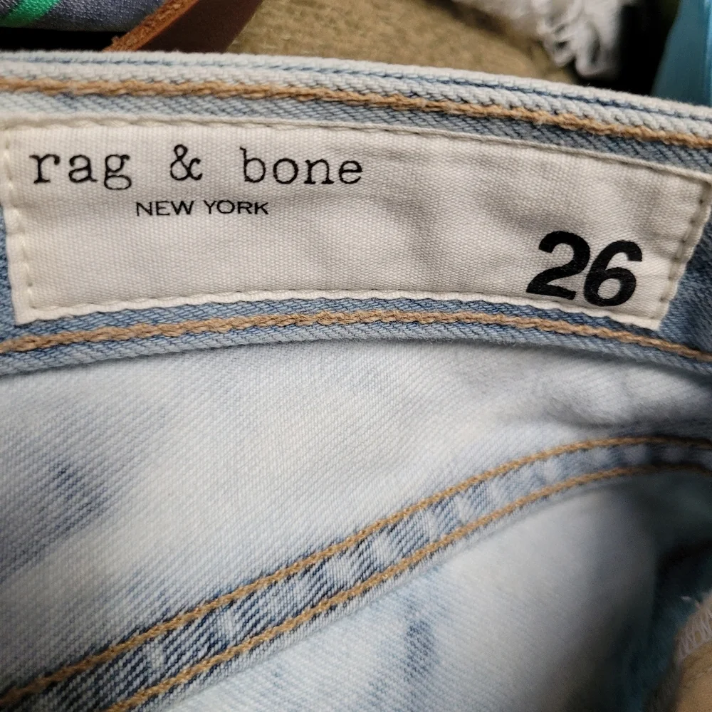 Rag & Bone Women's Light Wash Blue Jean Shorts